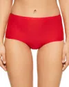 Chantelle Soft Stretch One-size Seamless Briefs In Poppy Red