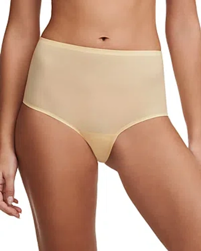 Chantelle Soft Stretch One-size Seamless Briefs In Yellow