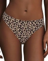 Chantelle Soft Stretch One-size Seamless Printed Thong In Multi