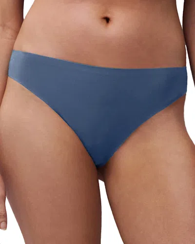 Chantelle Soft Stretch One-size Seamless Thong In Blue