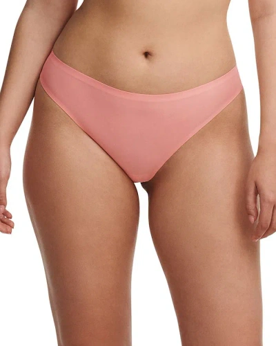 Chantelle Soft Stretch One-size Seamless Thong In Candlelight
