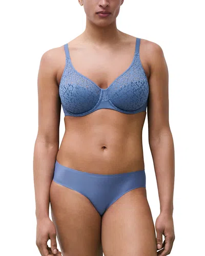 Chantelle Soft Stretch One-size Bikini In Blue