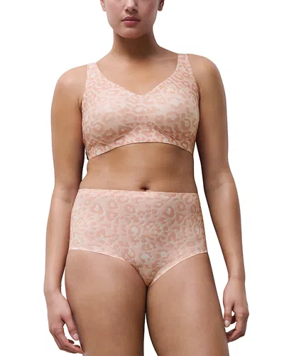 Chantelle Soft Stretch One-size Seamless Briefs In Pink