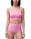 Chantelle Soft Stretch One-size Seamless Briefs In Pink