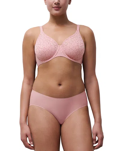 Chantelle Soft Stretch One-size Seamless Hipster In Pink