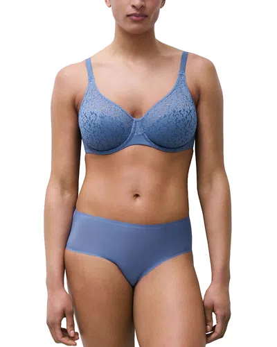 Chantelle Soft Stretch One-size Seamless Hipster In Blue