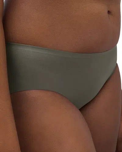 Chantelle Soft Stretch One-size Seamless Hipster In Green
