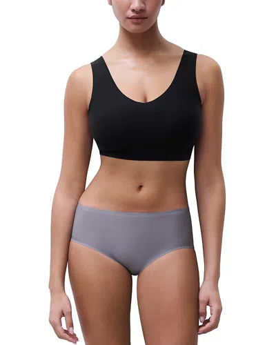 Chantelle Soft Stretch One-size Seamless Hipster In Gray