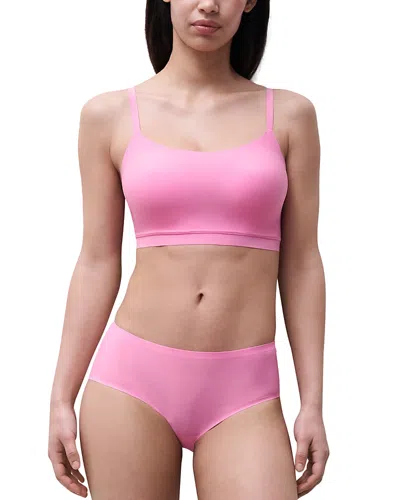 Chantelle Soft Stretch One-size Seamless Hipster In Pink