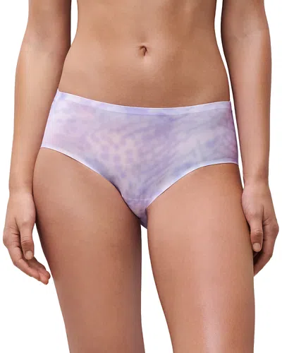 Chantelle Soft Stretch One-size Seamless Hipster In Purple