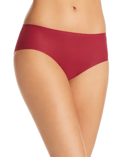 Chantelle Soft Stretch One-size Seamless Hipster In Red