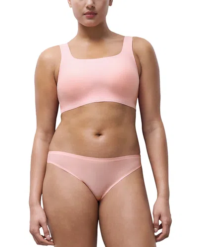 Chantelle Soft Stretch One-size Seamless Thong In Pink