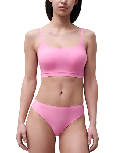 Chantelle Soft Stretch One-size Seamless Thong In Pink