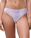 Chantelle Soft Stretch One-size Seamless Thong In Purple