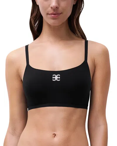 Chantelle Soft Stretch Scoop Bralette In Black