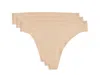 Chantelle Soft Stretch Thong 3-pack In Pink