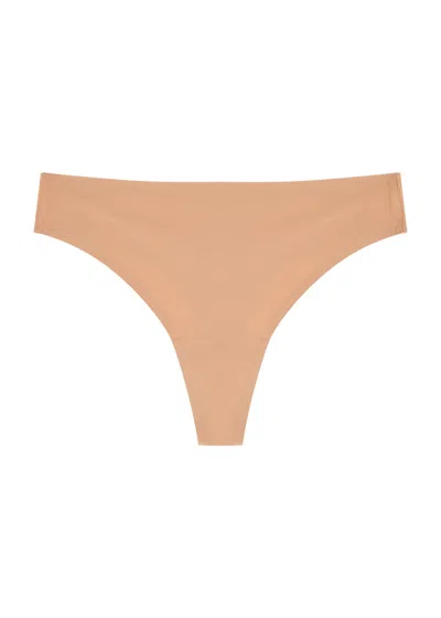 Chantelle Soft Stretch Thong In Brown