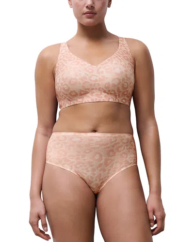 Chantelle Softstretch High Waist Thong In Brown