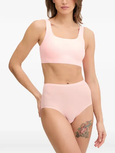 Chantelle Softstretch Power Seamless Scoop-neck Bra In Pink