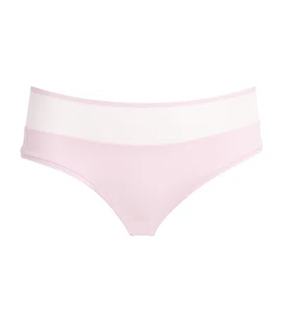 Chantelle Softstretch Shorty Fleurs Briefs In Pink