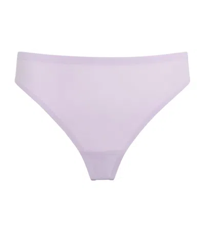 Chantelle Softstretch Thong In Purple