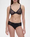 Chantelle Stella Lace Unlined Underwire Bra In Black