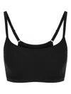 Chantelle Soft Stretch Thin-strap Soft-cup Bralette In Black