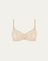 Chantelle Underwire Three-part Lace Bra In Nude Blush