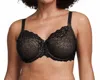 Chantelle Underwire Unpadded Full Coverage Bra In Black In Black