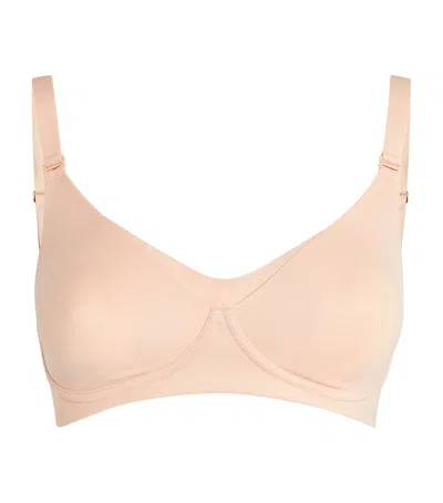 Chantelle Wireless Nursing Bra In Beige