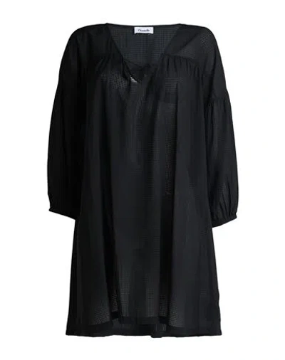 Chantelle Woman Cover-up Black Size S Polyester