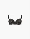 Chantelle Womens Black Ace Stretch-lace Full-cup Bra In Black