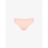 CHANTELLE SOFT STRETCH MID-RISE STRETCH-WOVEN THONG