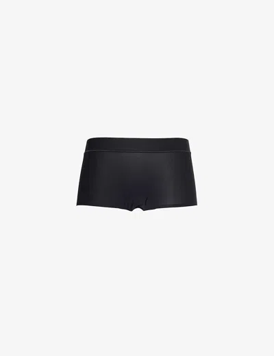 Chantelle Ladies 011 Black Soft Stretch High-rise Stretch-jersey Briefs