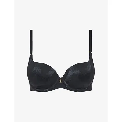 Chantelle Womens Black Glaze Full-coverage T-shirt Bra