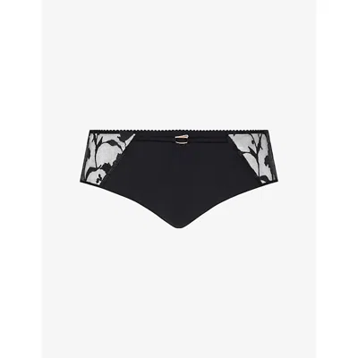 Chantelle Womens Black Idyll Hipster Jersey Briefs