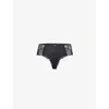 Chantelle Womens Legend Lace Stretch-woven Briefs Black In Black