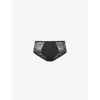 Chantelle Womens Origins Mid-rise Lace Hipster Briefs Black In Black