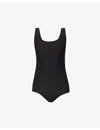 Chantelle Womens Black Soft Stretch Scoop-neck Stretch-woven Top In Black