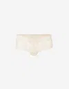 Chantelle Womens Cappuccino Champs Elysées Embroidered Shorty Xs In Cappuccino