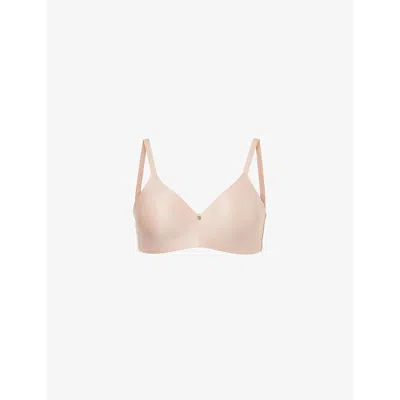 Chantelle Womens  C Jolie Wirefree Memory-foam T-shirt Bra In Dusky Pink