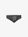 Chantelle Womens Black Day To Night Mid-rise Lace Briefs In Black