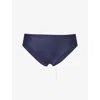 Chantelle Womens Ultramarine Blue Softstretch Brazilian Briefs