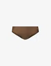 Chantelle Womens Cocoa Soft Stretch High-rise Stretch-woven Briefs In Cocoa