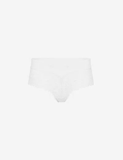 Chantelle Womens Ivory Champs Elysées Embroidered Shorty In Ivory (cream)
