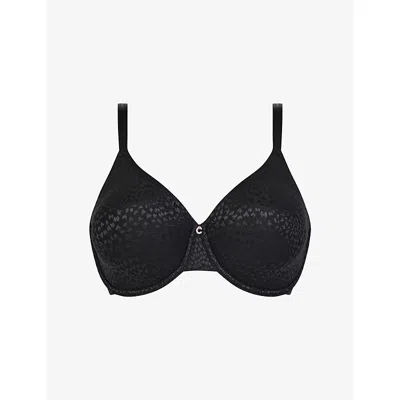 Chantelle Womens Magique Covering Moulded Underwired Bra Black
