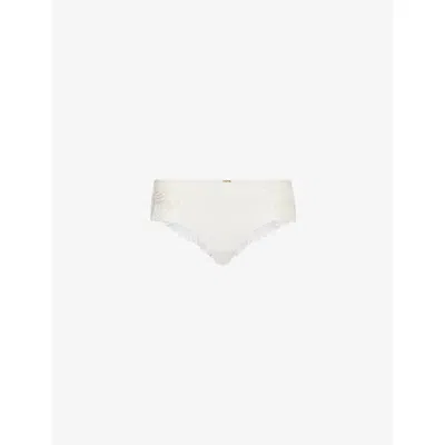 Chantelle Womens Legend Shorty Lace Briefs Milk Xl