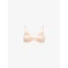 Chantelle Womens  Norah Covering Full-cup Stretch-woven Bra In Golden Beige