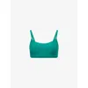 Chantelle Womens Racing Green Scoop-neck Padded Bralette In Green