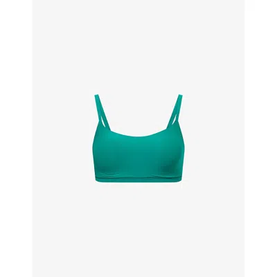 Chantelle Womens Racing Green Scoop-neck Padded Bralette
